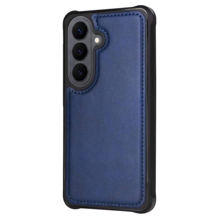 OEM - Plånboksfodral för Samsung Galaxy S26 Magnetiskt Konstläder - Blå