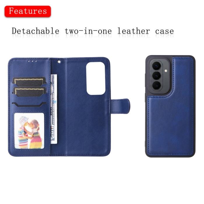 OEM - Plånboksfodral för Samsung Galaxy S26 Magnetiskt Konstläder - Blå