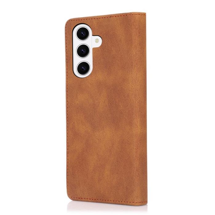 OEM - Plånboksfodral för Samsung Galaxy S26 Magnetiskt Konstläder - Brun