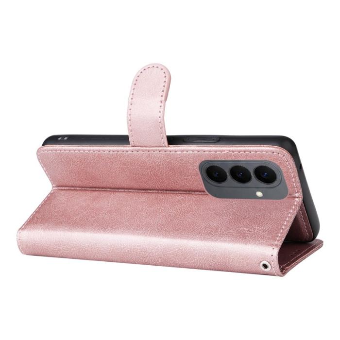 OEM - Plånboksfodral för Samsung Galaxy S26 Magnetiskt Konstläder - Roséguld