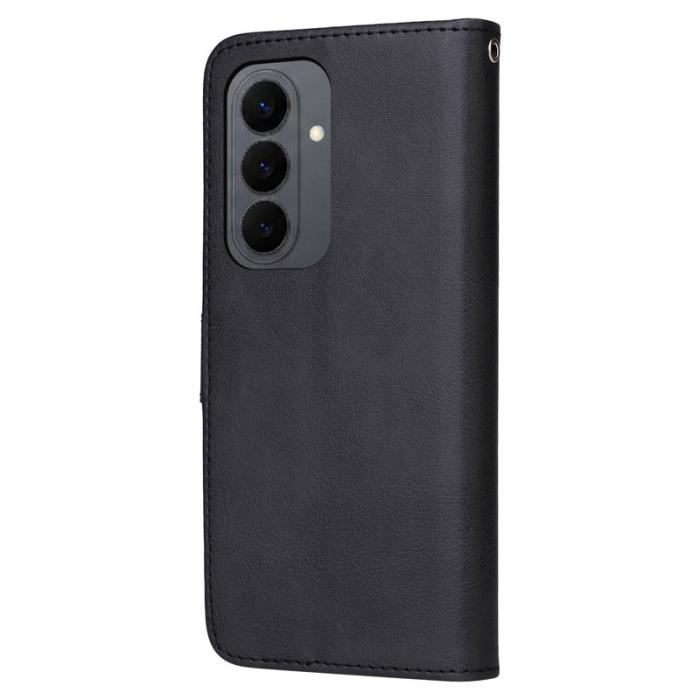 OEM - Plånboksfodral för Samsung Galaxy S26 Magnetiskt Konstläder - Svart