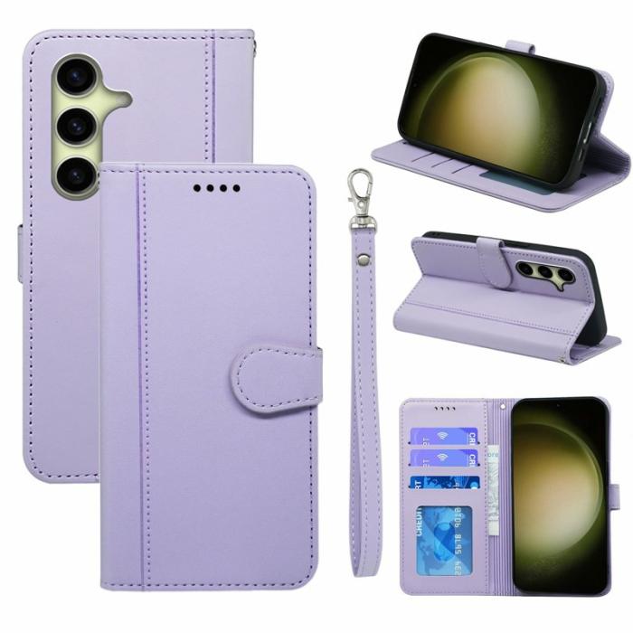 OEM - Plånboksfodral för Samsung Galaxy S26 Magnetiskt Konstläder - Lila