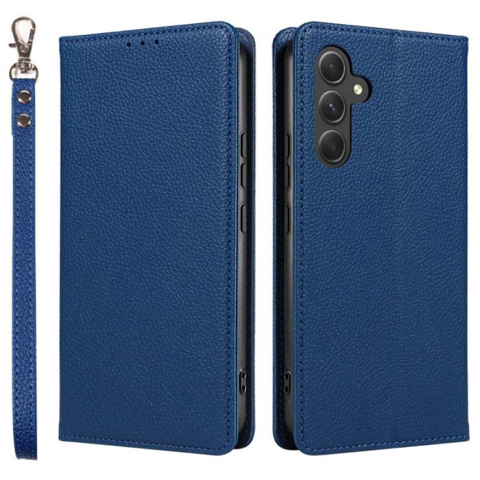 OEM - Plånboksfodral för Samsung Galaxy S26 Magnetiskt Konstläder - Mörkblå
