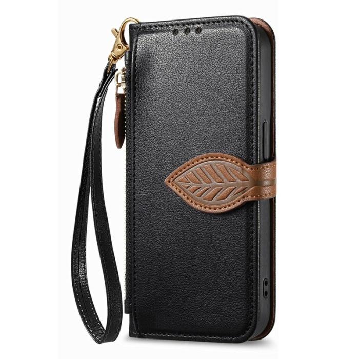 OEM - Mobilfodral för Samsung Galaxy S26 Magnetiskt Konstläder - Svart