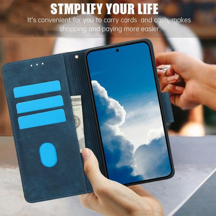 OEM - Plånboksfodral för Samsung Galaxy S26 Plus Konstläder - Blå