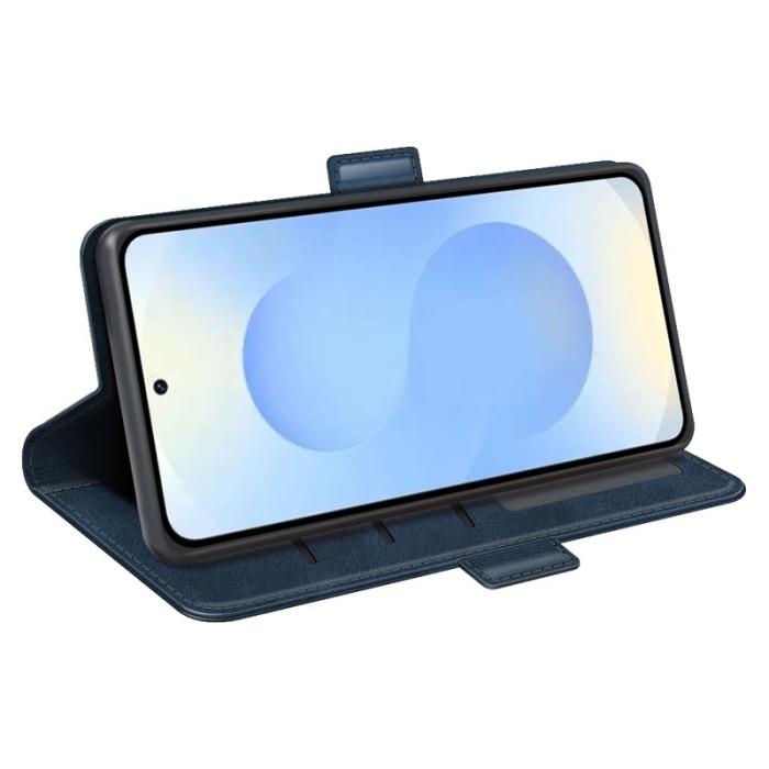 OEM - Plånboksfodral för Samsung Galaxy S26 Plus Konstläder - Blå