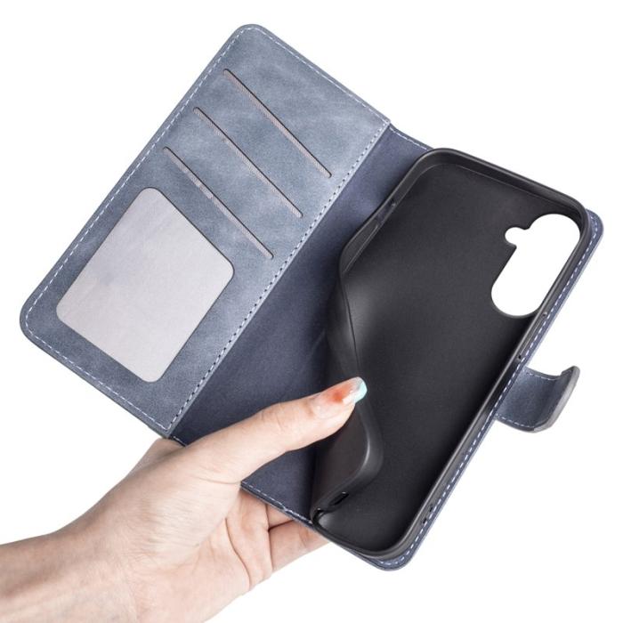 OEM - Plånboksfodral för Samsung Galaxy S26 Plus Konstläder - Blå