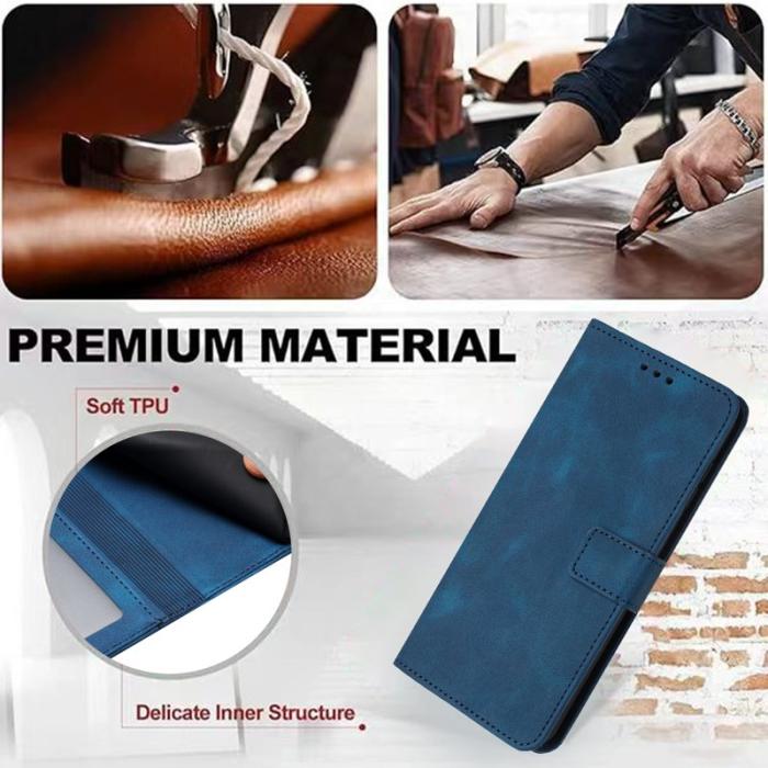 OEM - Plånboksfodral för Samsung Galaxy S26 Plus Konstläder - Blå