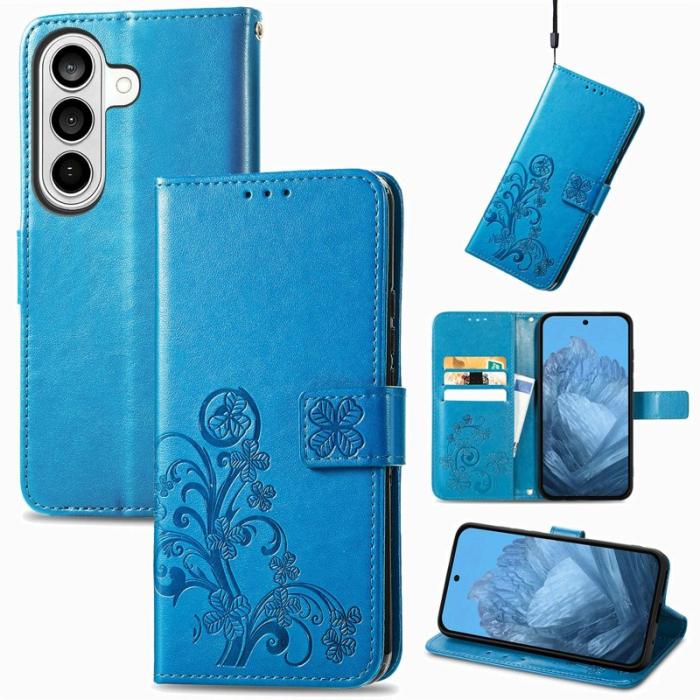 OEM - Plånboksfodral för Samsung Galaxy S26 Plus Konstläder - Blå