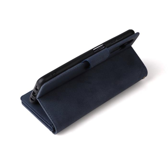 OEM - Plånboksfodral för Samsung Galaxy S26 Plus Konstläder - Blå