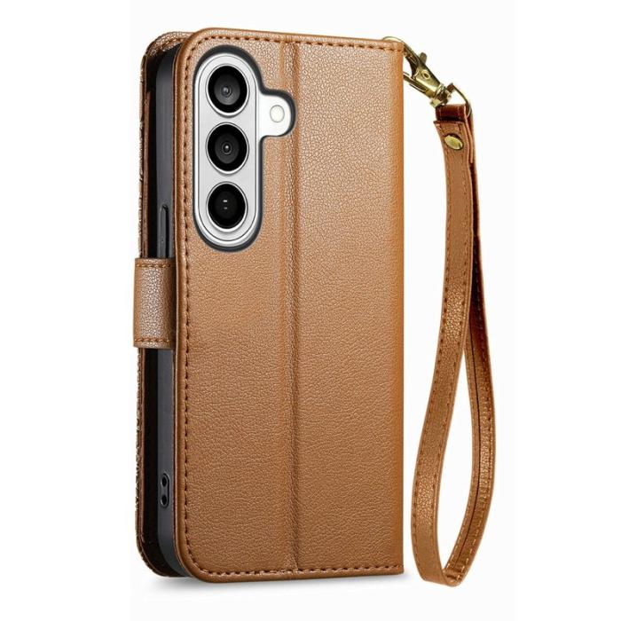 OEM - Mobilfodral för Samsung Galaxy S26 Plus Konstläder - Brun