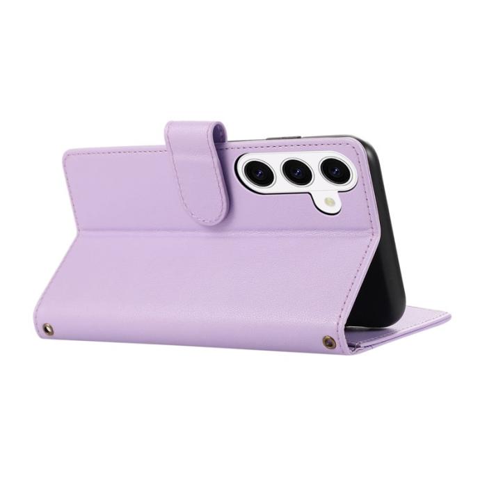 OEM - Mobilfodral för Samsung Galaxy S26 Plus Konstläder Flera kortfack - Lila