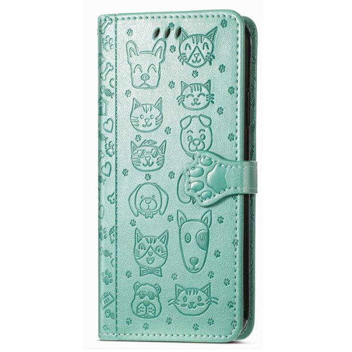 OEM - Plånboksfodral för Samsung Galaxy S26 Plus Konstläder - Grön