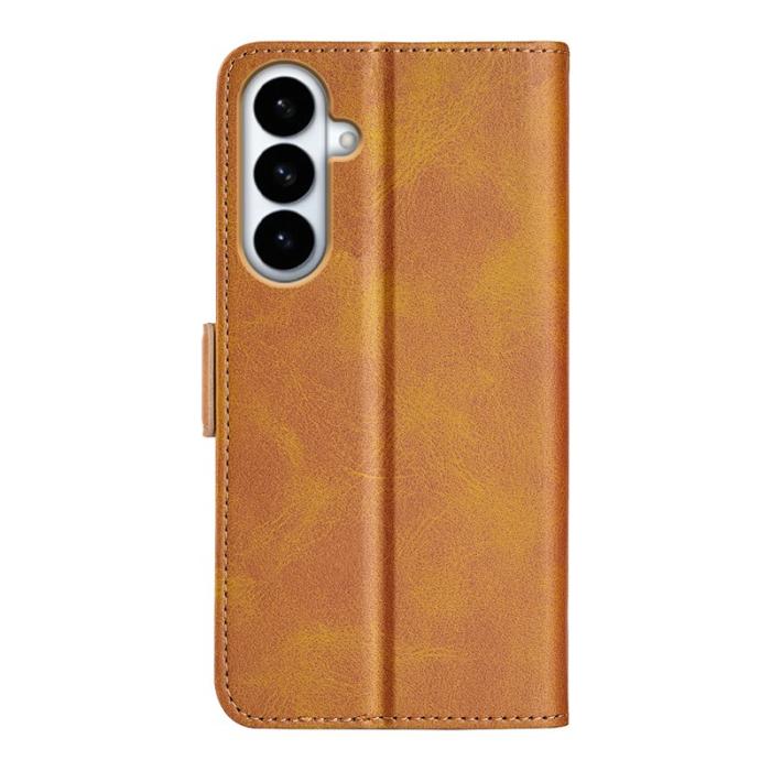 OEM - Plånboksfodral för Samsung Galaxy S26 Plus Konstläder - Gul