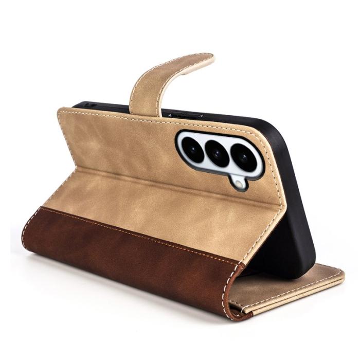 OEM - Plånboksfodral för Samsung Galaxy S26 Plus Konstläder - Gul