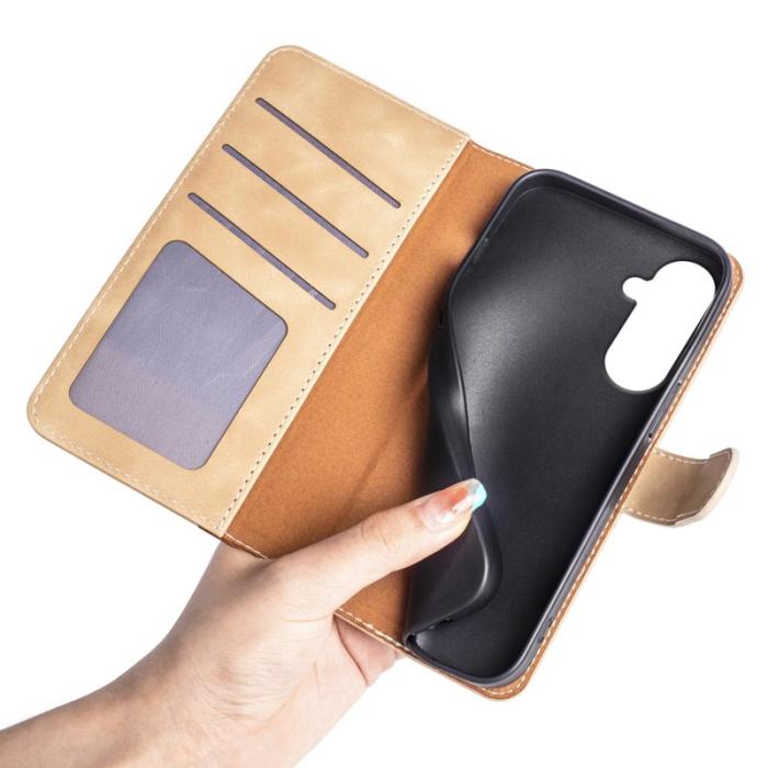 OEM - Plånboksfodral för Samsung Galaxy S26 Plus Konstläder - Gul