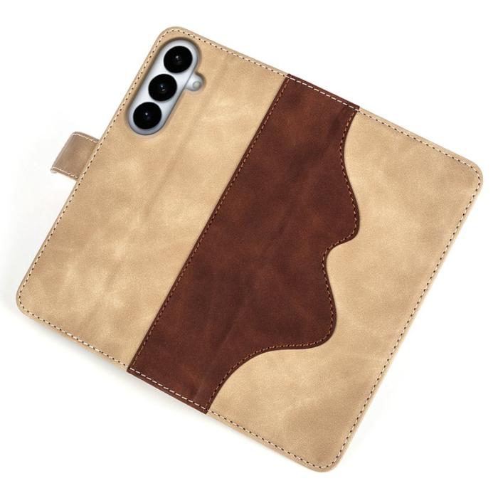 OEM - Plånboksfodral för Samsung Galaxy S26 Plus Konstläder - Gul