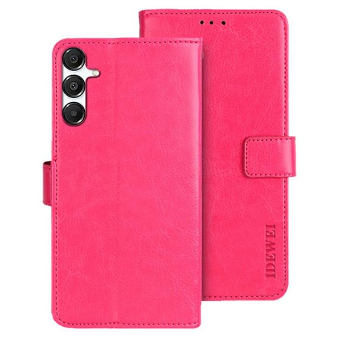 IDEWEI - IDEWEI Mobilfodral för Samsung Galaxy S26 Plus Konstläder Kickstand - Rosa
