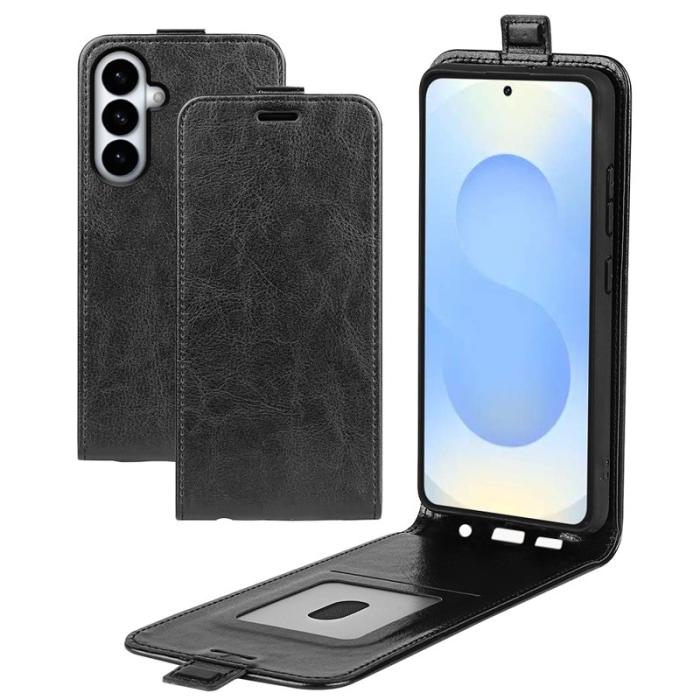 OEM - Mobilfodral för Samsung Galaxy S26 Plus Konstläder Kortfack - Svart