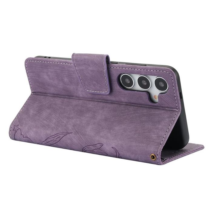 OEM - Plånboksfodral för Samsung Galaxy S26 Plus Konstläder - Lila