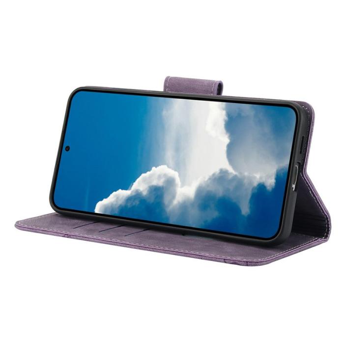 OEM - Plånboksfodral för Samsung Galaxy S26 Plus Konstläder - Lila