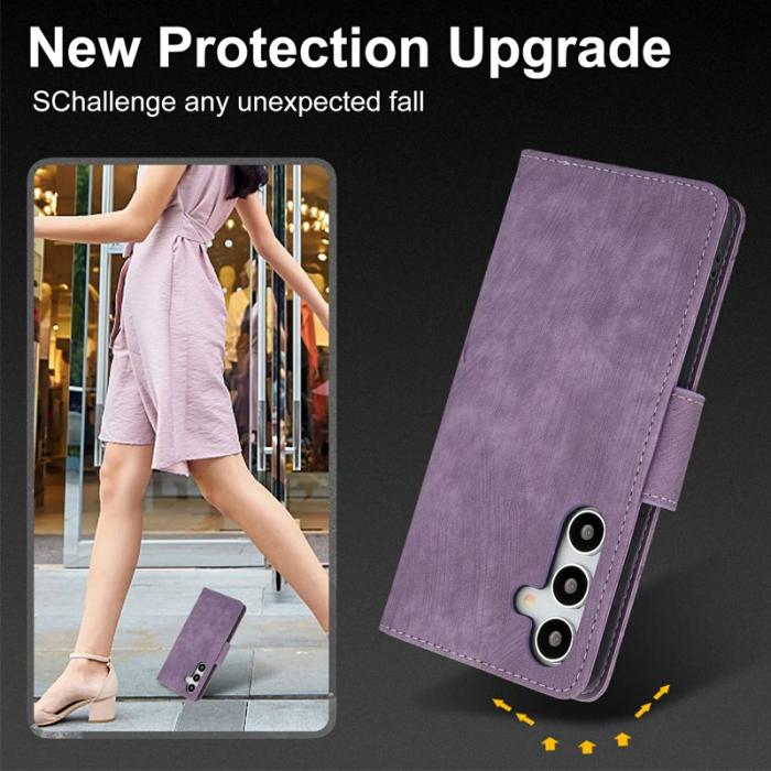 OEM - Plånboksfodral för Samsung Galaxy S26 Plus Konstläder - Lila
