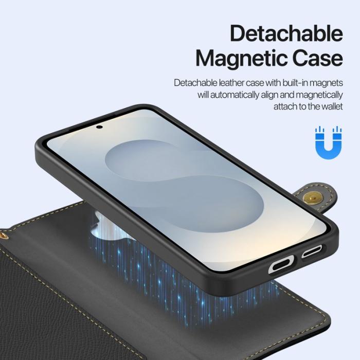 Dux Ducis - Dux Ducis Plånboksfodral för Samsung Galaxy S26 Plus Äkta läder Magnetiskt