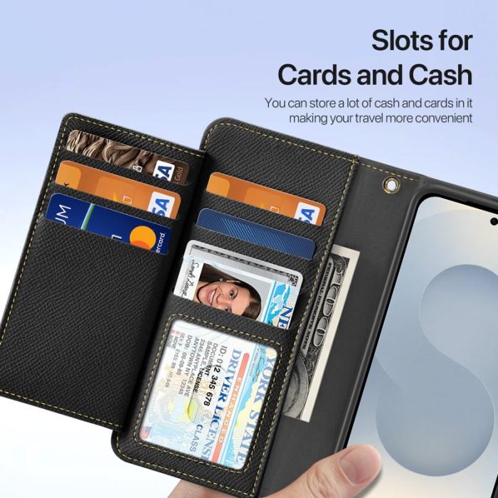 Dux Ducis - Dux Ducis Plånboksfodral för Samsung Galaxy S26 Plus Äkta läder Magnetiskt