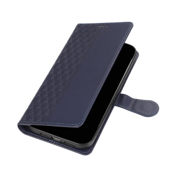 OEM - Mobilfodral för Samsung Galaxy S26 Plus Konstläder med handledsrem - Blå