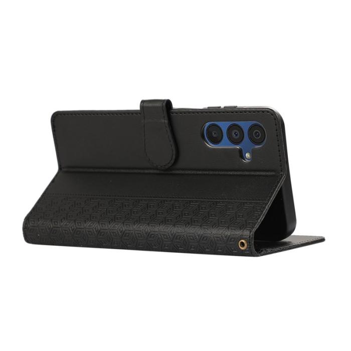 OEM - Mobilfodral för Samsung Galaxy S26 Plus Konstläder med handledsrem - Svart