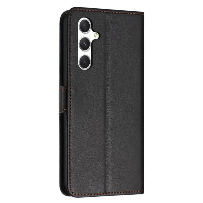 OEM - Plånboksfodral för Samsung Galaxy S26 Plus Konstläder med ställ - Svart