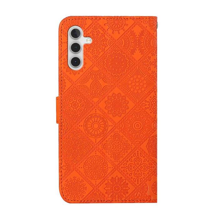 OEM - Plånboksfodral för Samsung Galaxy S26 Plus Konstläder - Orange