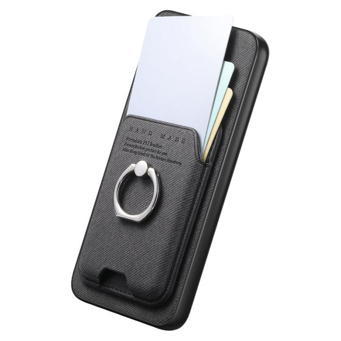 OEM - Mobilfodral för Samsung Galaxy S26 Plus Konstläder + PC + TPU - Svart