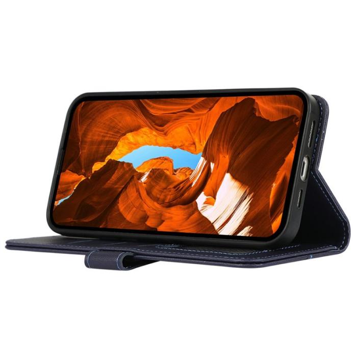 OEM - Mobilfodral för Samsung Galaxy S26 Plus Konstläder RFID - Blå