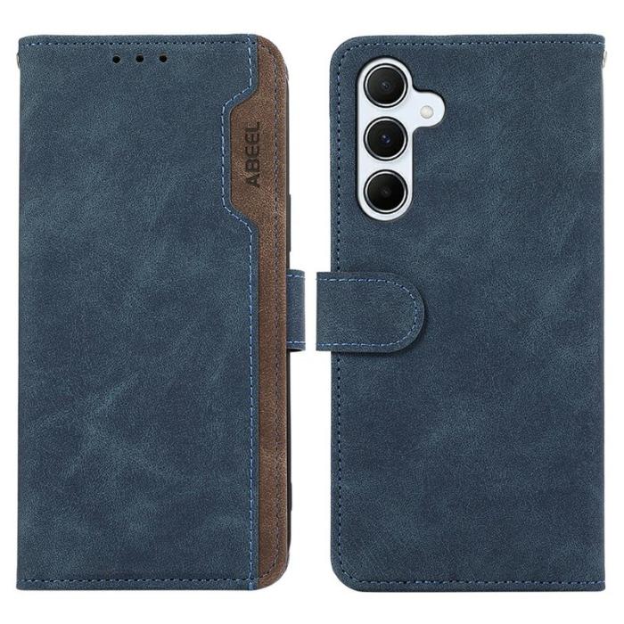 ABEEL - ABEEL Mobilfodral för Samsung Galaxy S26 Plus Konstläder RFID - Blå