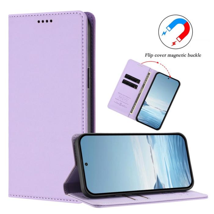 OEM - Plånboksfodral för Samsung Galaxy S26 Plus Konstläder RFID - Ljuslila