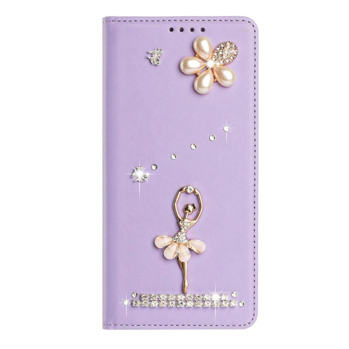 OEM - Plånboksfodral för Samsung Galaxy S26 Plus Konstläder RFID - Ljuslila