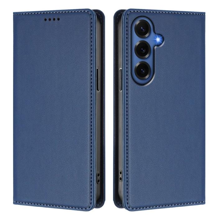 OEM - Plånboksfodral för Samsung Galaxy S26 Plus Konstläder RFID - Mörkblå