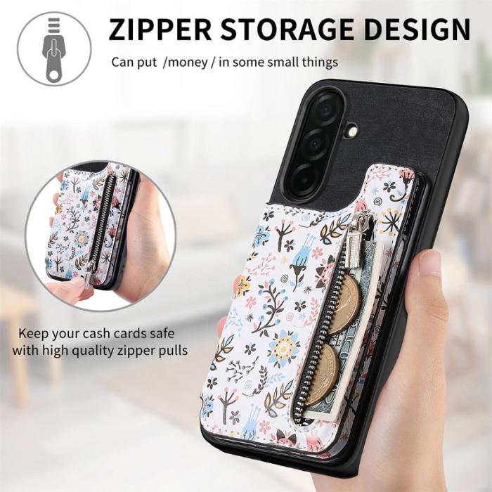 OEM - Mobilfodral för Samsung Galaxy S26 Plus Konstläder RFID - Svart