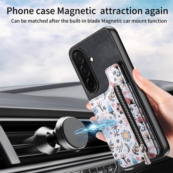 OEM - Mobilfodral för Samsung Galaxy S26 Plus Konstläder RFID - Svart