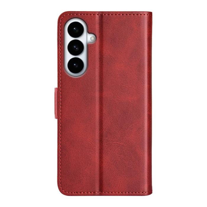 OEM - Plånboksfodral för Samsung Galaxy S26 Plus Konstläder - Röd