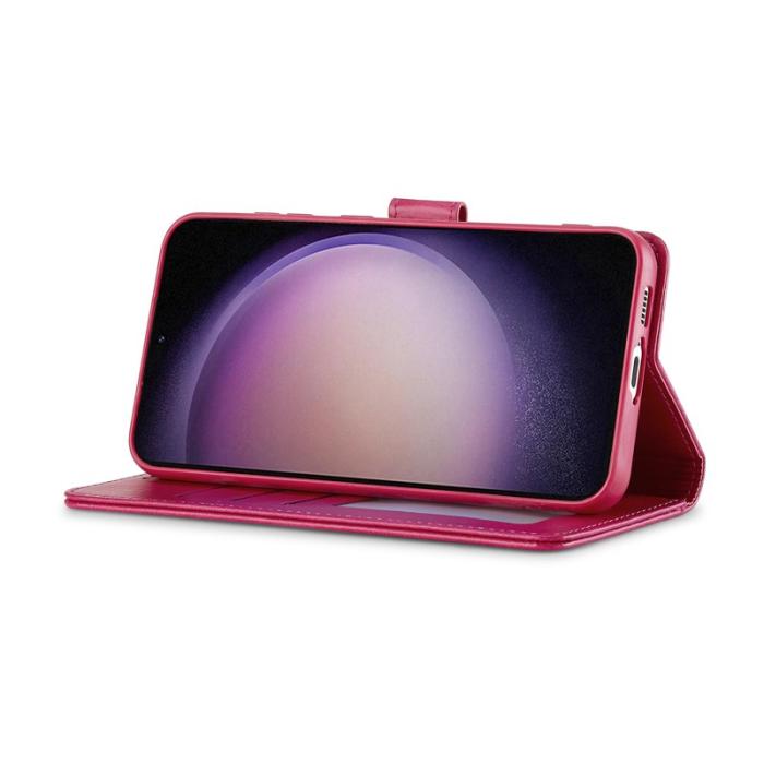 LC.imeeke - LC.IMEEKE Plånboksfodral för Samsung Galaxy S26 Plus Konstläder - Rosa