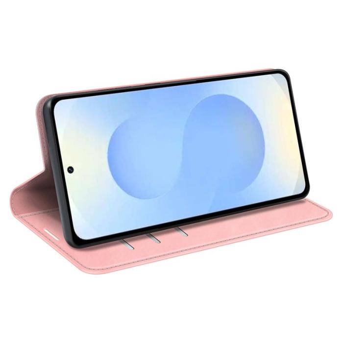 OEM - Plånboksfodral för Samsung Galaxy S26 Plus Konstläder - Rosa