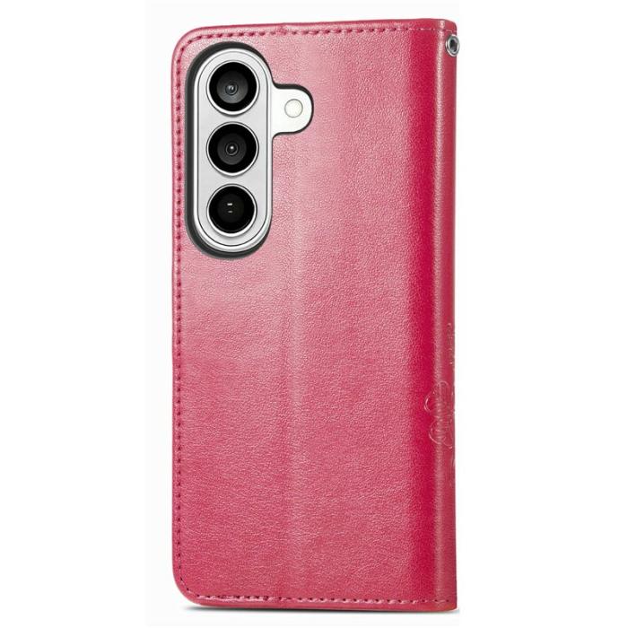 OEM - Plånboksfodral för Samsung Galaxy S26 Plus Konstläder - Rosa