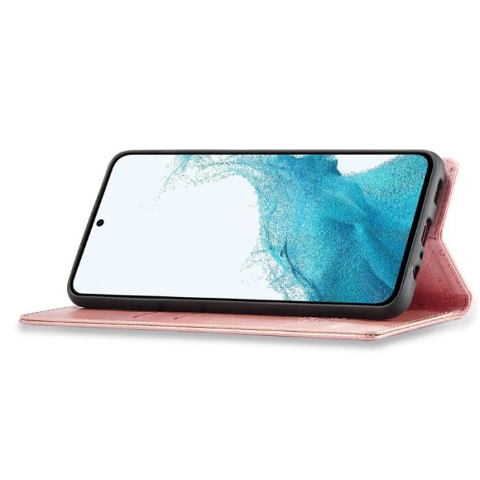 LC.imeeke - LC.IMEEKE Plånboksfodral för Samsung Galaxy S26 Plus Konstläder - Roséguld