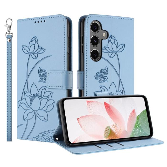 OEM - Plånboksfodral för Samsung Galaxy S26 Plus Konstläder Ställ - Blå