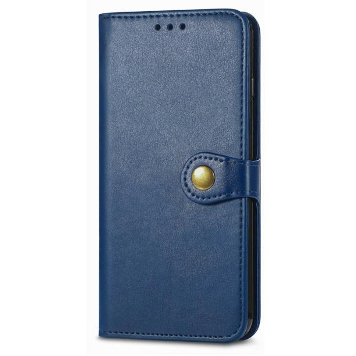 OEM - Plånboksfodral för Samsung Galaxy S26 Plus Konstläder Ställ - Blå