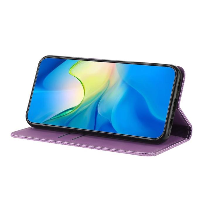 OEM - Plånboksfodral för Samsung Galaxy S26 Plus Konstläder Ställ - Lila