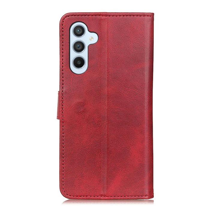 OEM - Plånboksfodral för Samsung Galaxy S26 Plus Konstläder Ställ - Röd