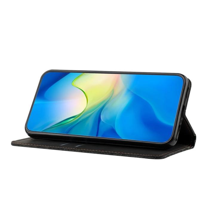 OEM - Plånboksfodral för Samsung Galaxy S26 Plus Konstläder Ställ - Svart